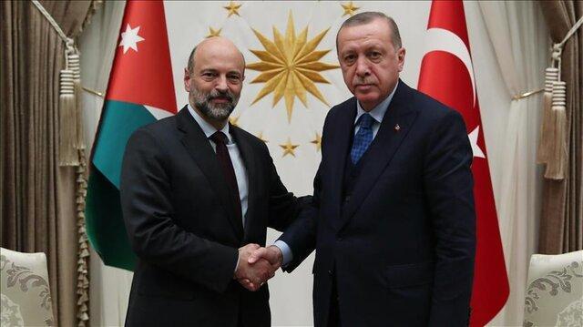 دیدار نخست وزیر اردن با اردوغان