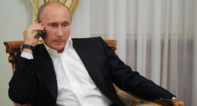 گفتگوی تلفنی پوتین و رئیس جمهور اوکراین