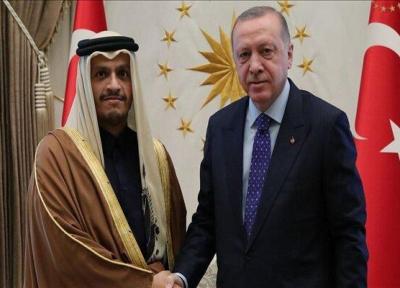 وزیر خارجه قطر با مقامات ترکیه ملاقات کرد