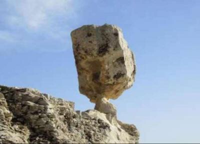سنگ چهره اثر طبیعی سرفاریاب یاسوج تخریب شد