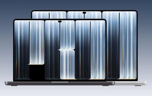 مک بوک پرو لمسی معرفی گردید؛ نمایشگر OLED و بازگشت لوگوی درخشان اپل
